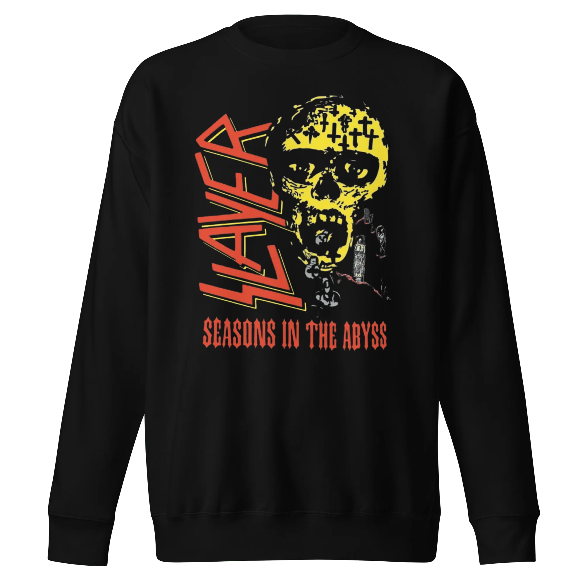 Slayer - Vintage 1990 Season's In the Abyss Jumbo Print Sweatshirt - Image 2