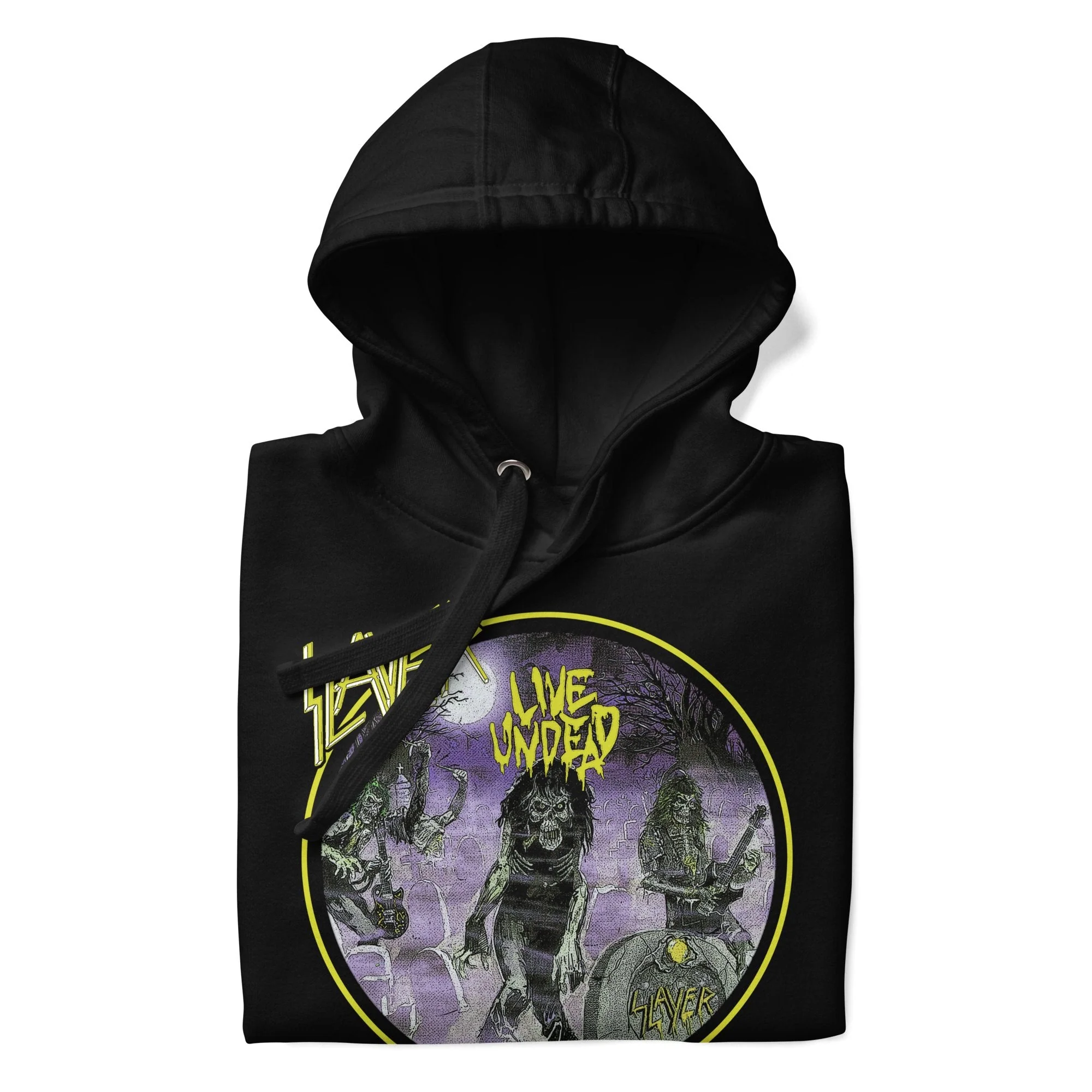 Slayer - Yellow Undead Classic Hoodie - Image 2