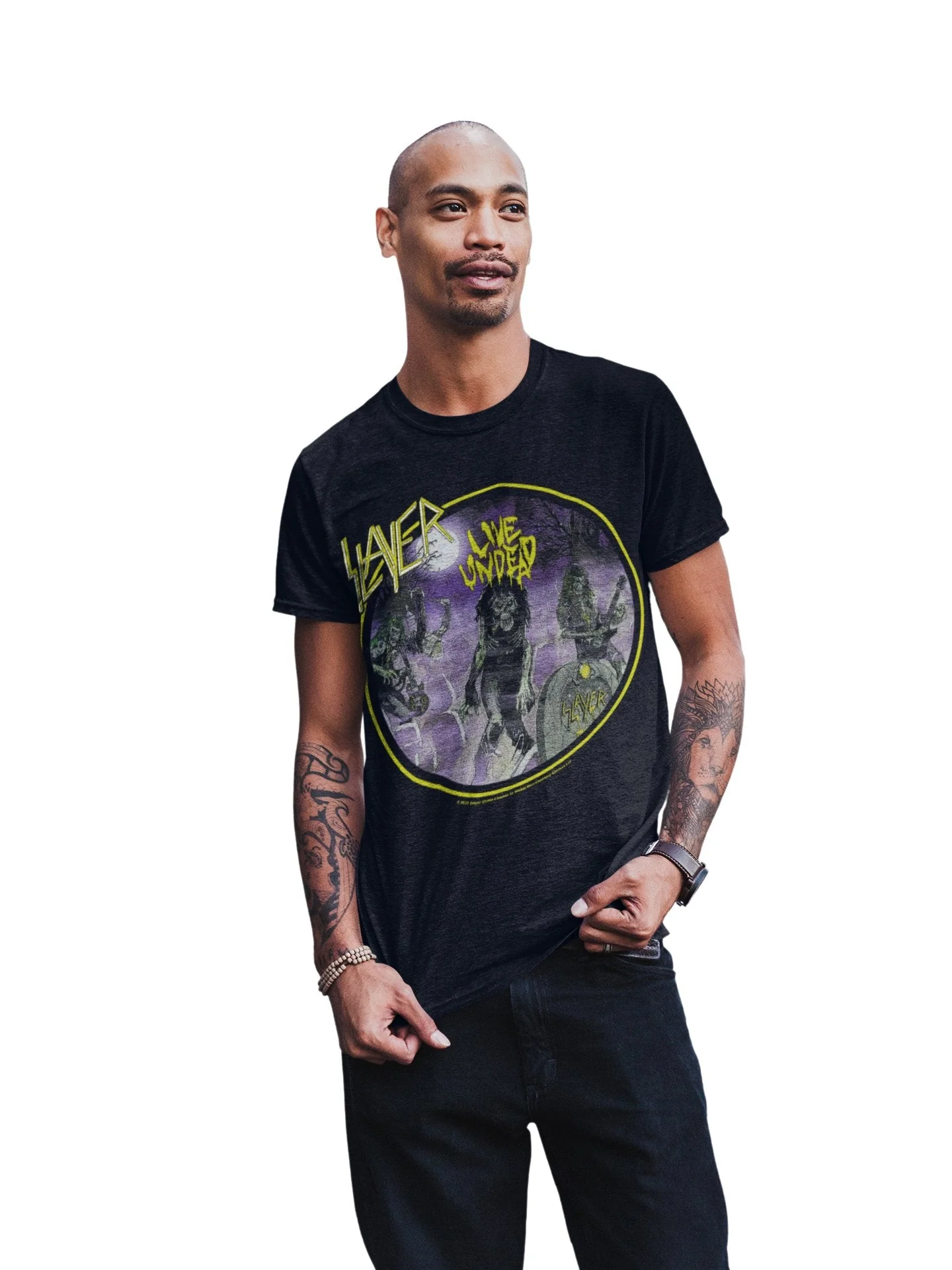 Slayer - Yellow Undead T-Shirt - Image 2