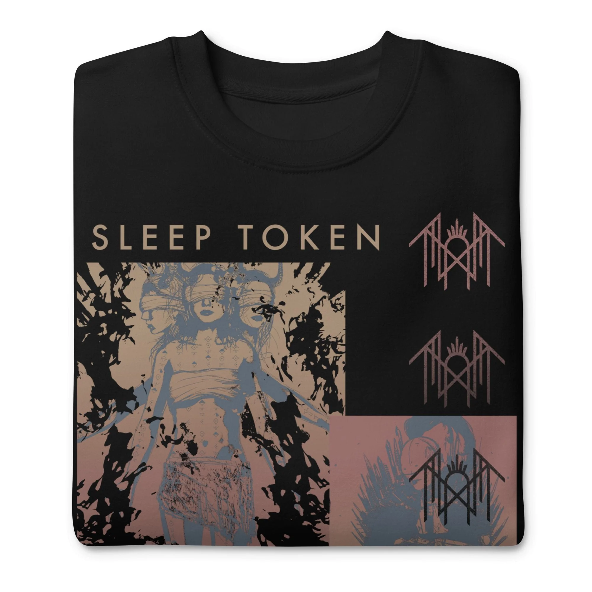 Sleep Token - Multi Hit Jumbo Print Sweatshirt - Image 3