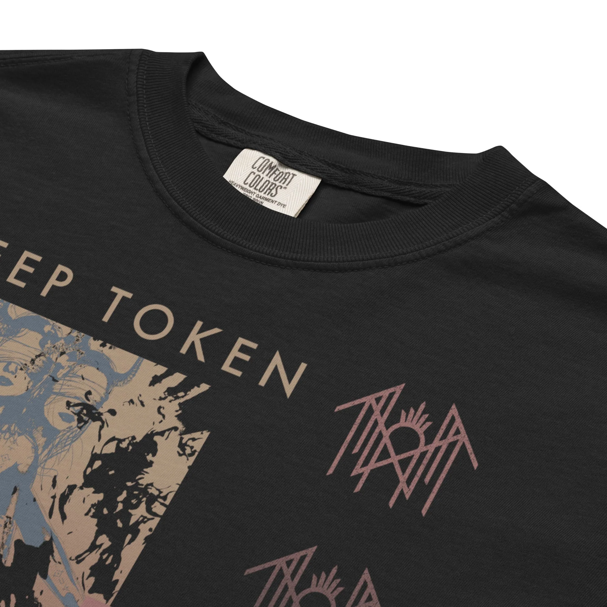 Sleep Token - Multi Hit Mineral Wash T-Shirt - Image 3