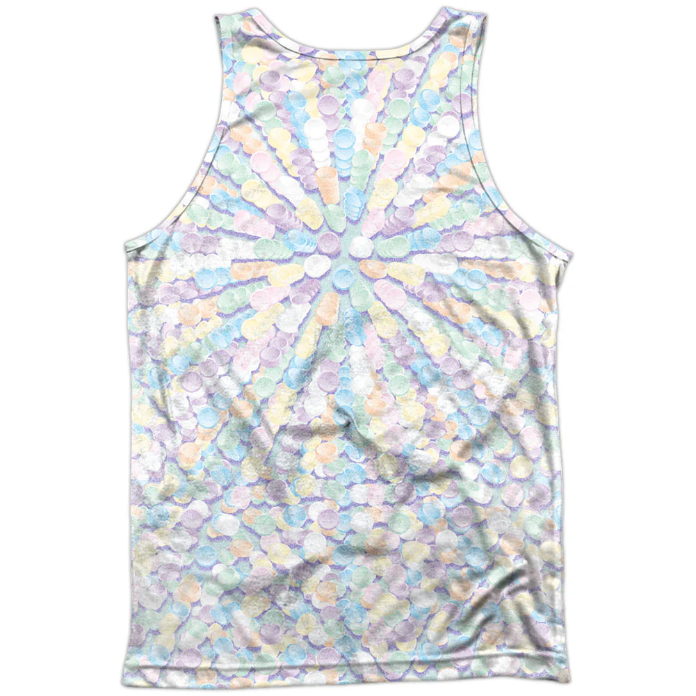 Candy Explosion 100% Poly Front/Back Print Mens Tank - Image 2
