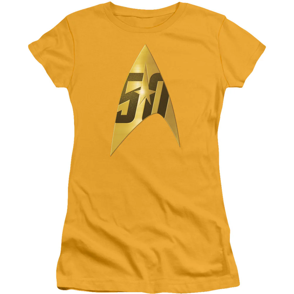 50th Anniversary Delta Cap Sleeve Junior Top