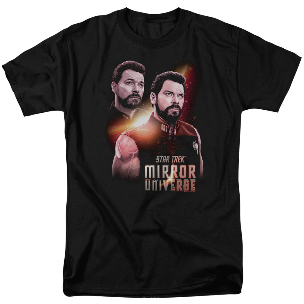 Mirror Riker Adult T-shirt