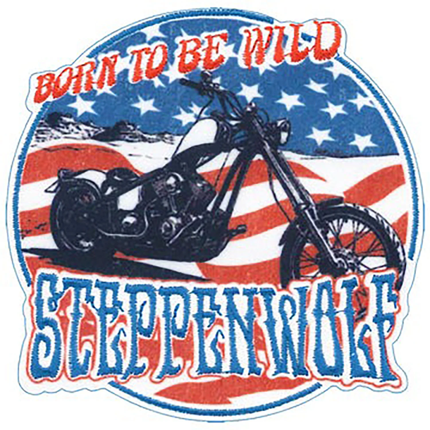 Wild Embroidered Patch
