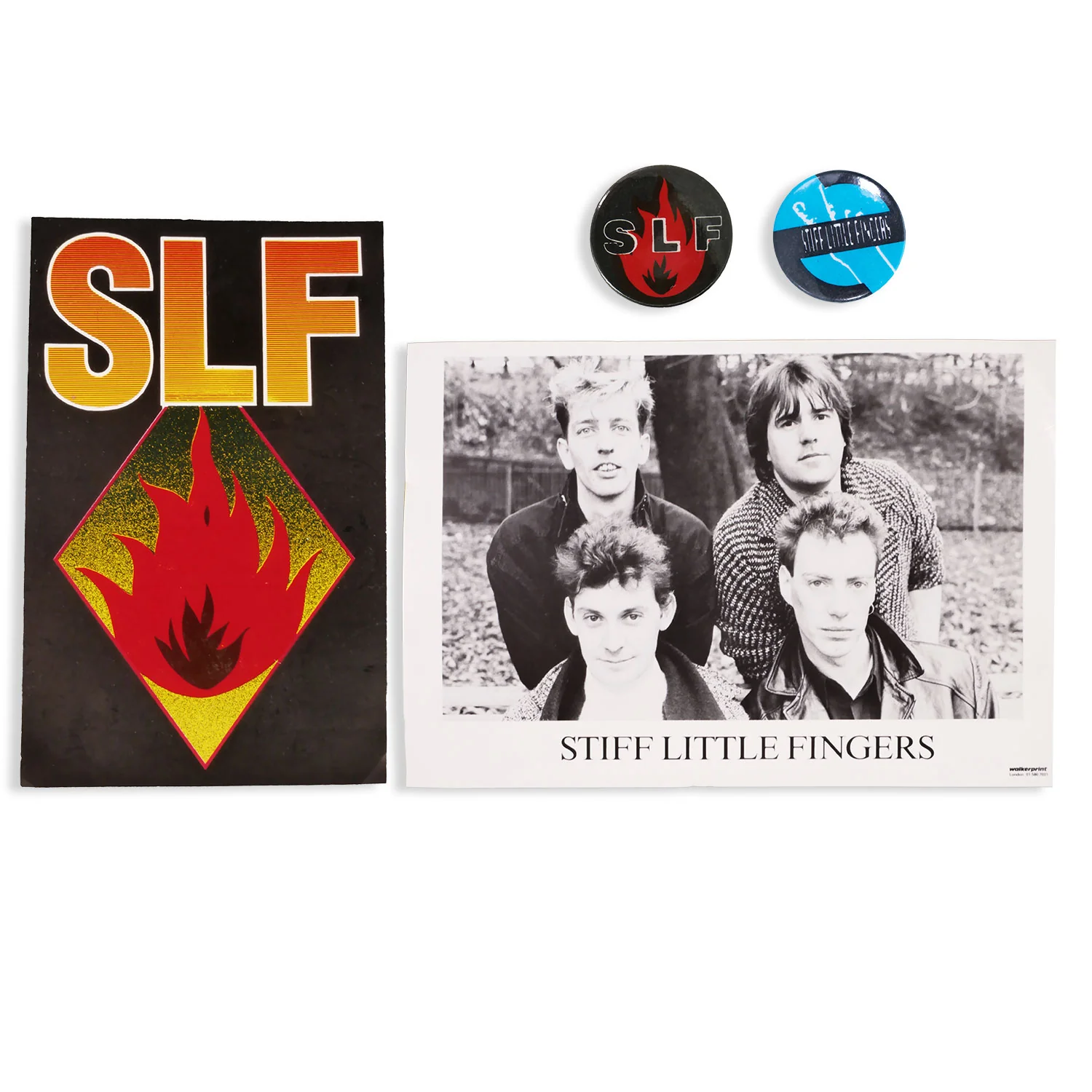 SLF 2 Piece Button Set With Photos Collector Items