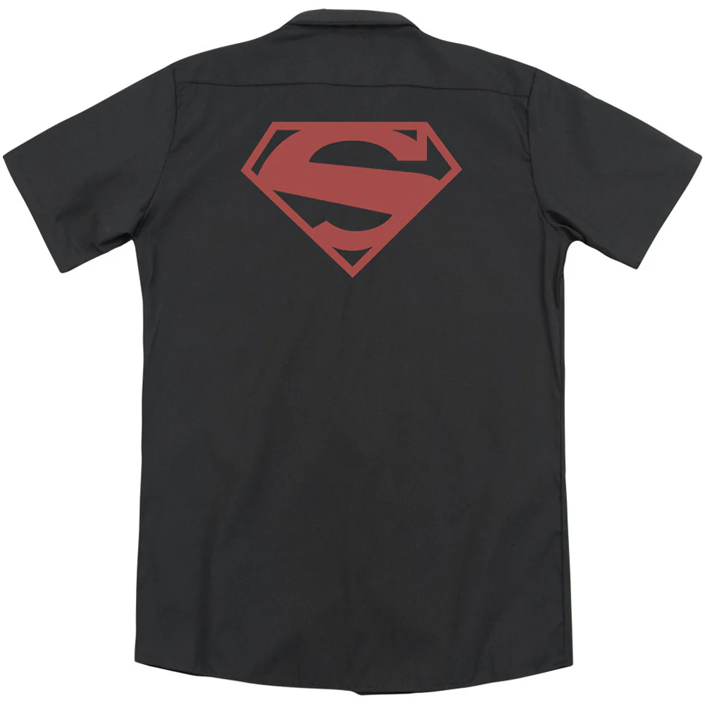 52 Red Block(Back Print) Workshirt - Image 2