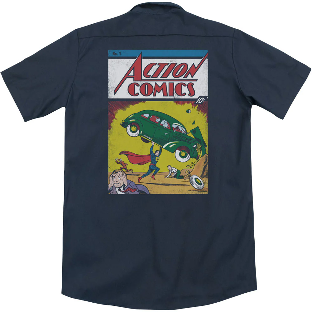 Action No. 1 (Back Print) Workshirt - Image 2