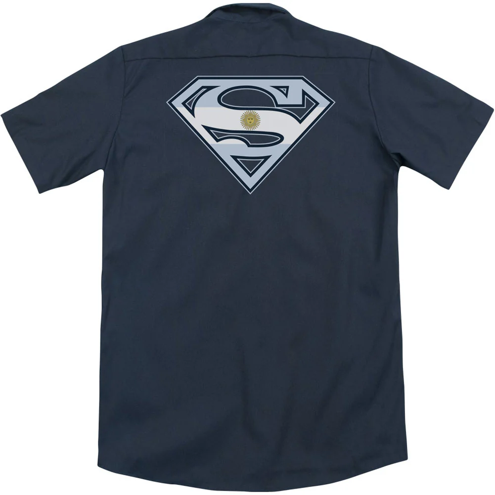 Argentinian Shield (Back Print) Workshirt - Image 2