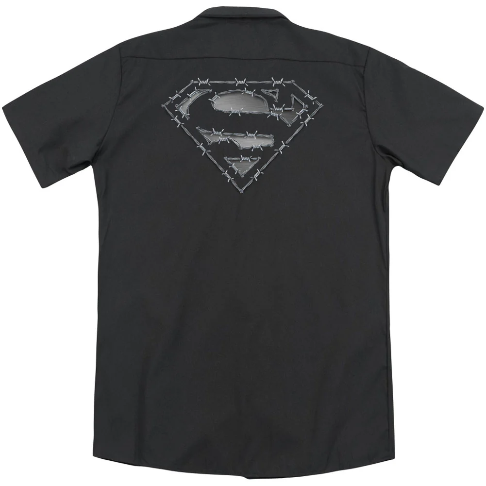 Barbed Wire (Back Print) Workshirt - Image 2