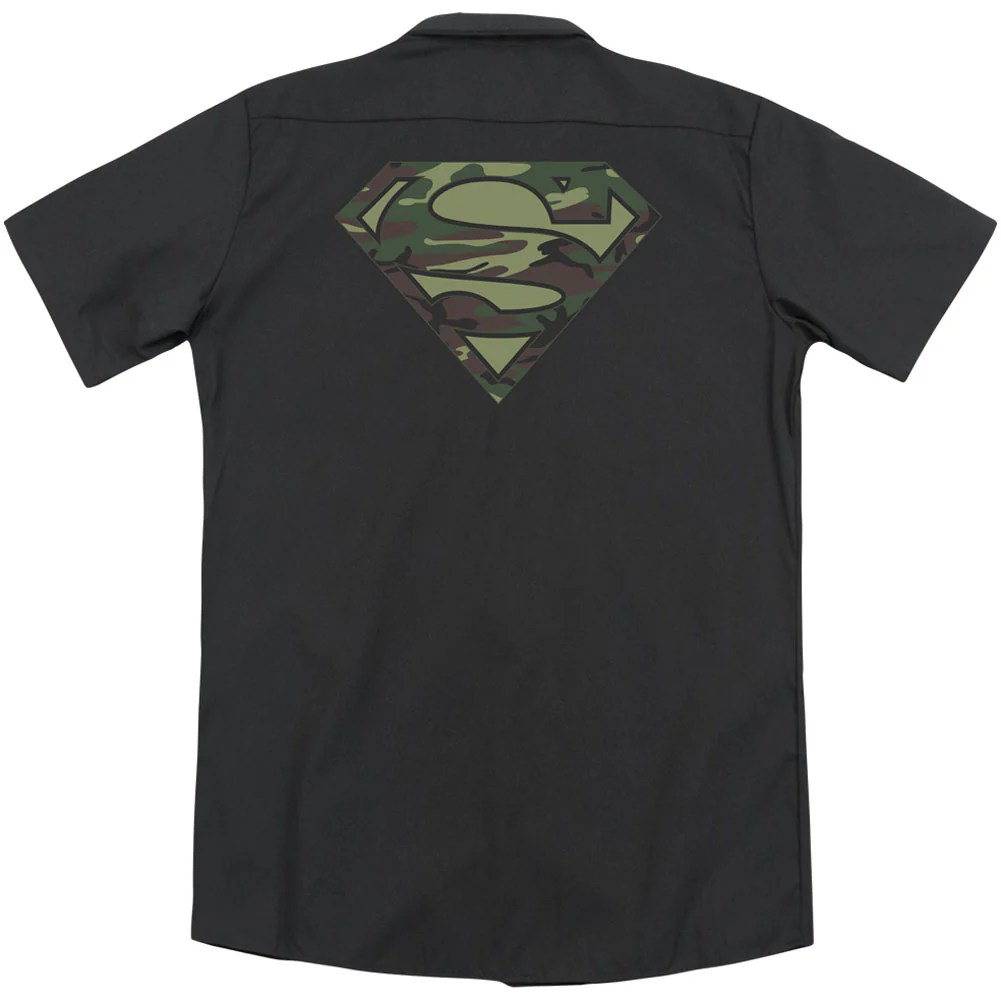 Camo Logo (Back Print) Workshirt - Image 2