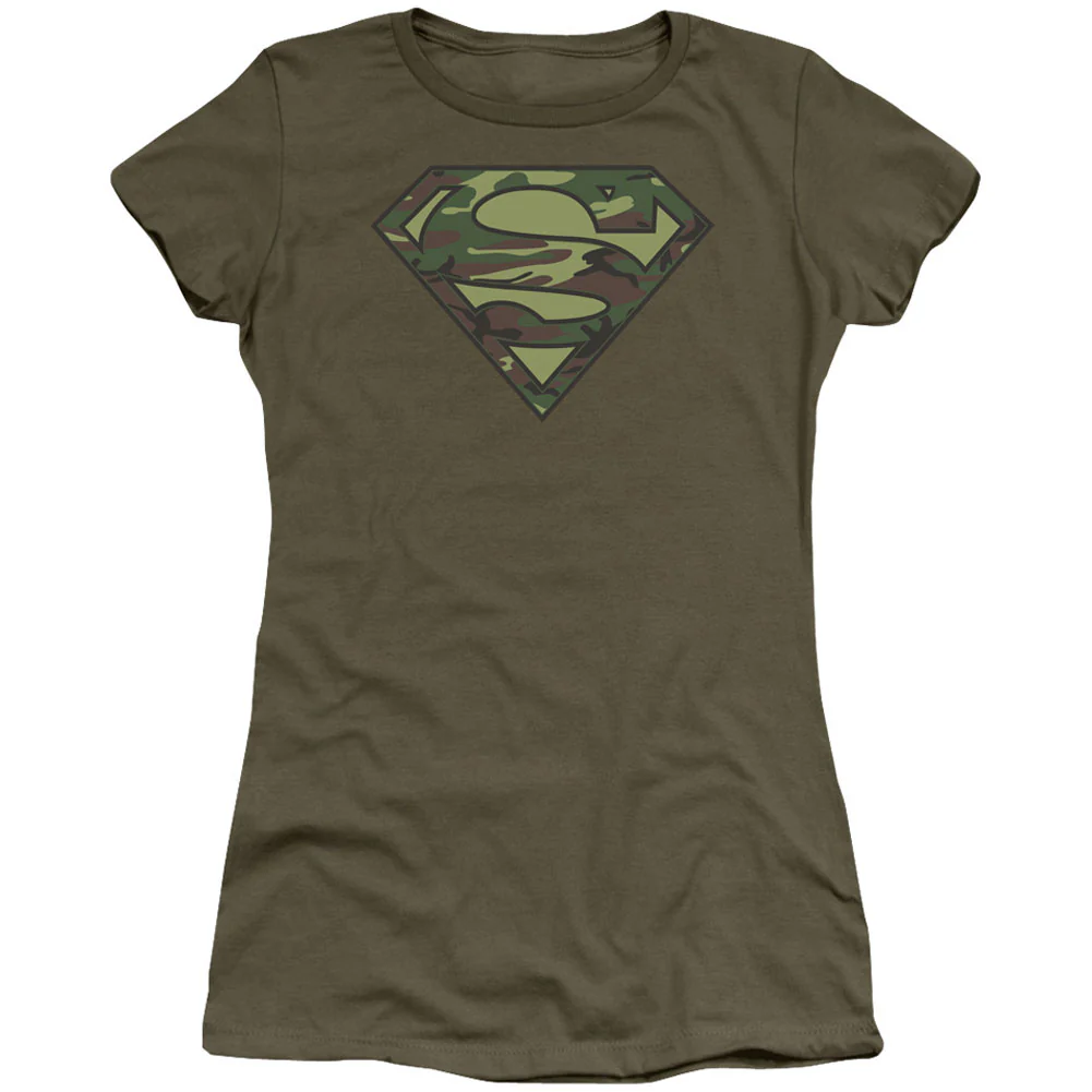 Camo Logo Cap Sleeve Junior Top
