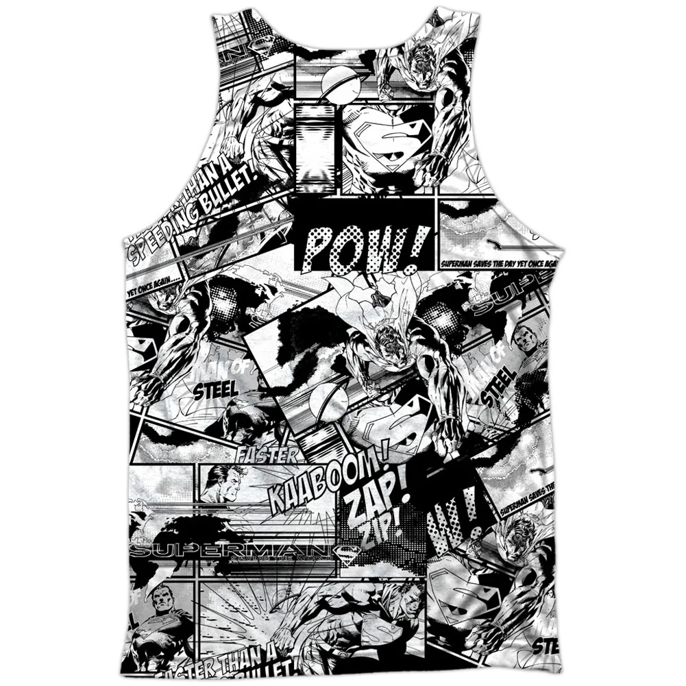 Comic Strips 100% Poly Mens Tank - Image 2
