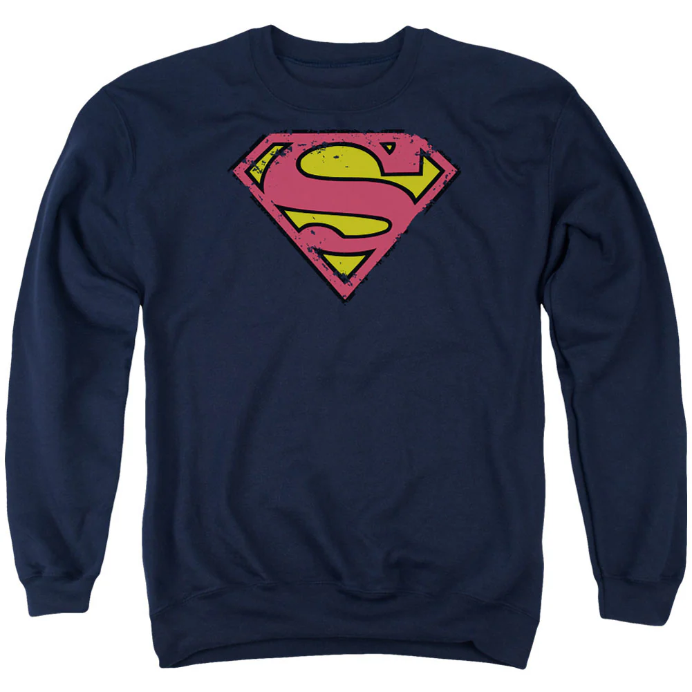 Distressed Shield Adult Sweatshirt