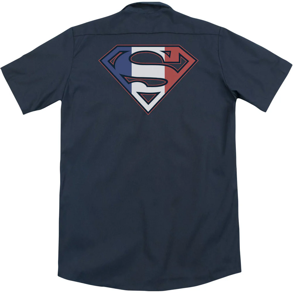 French Shield (Back Print) Workshirt - Image 2
