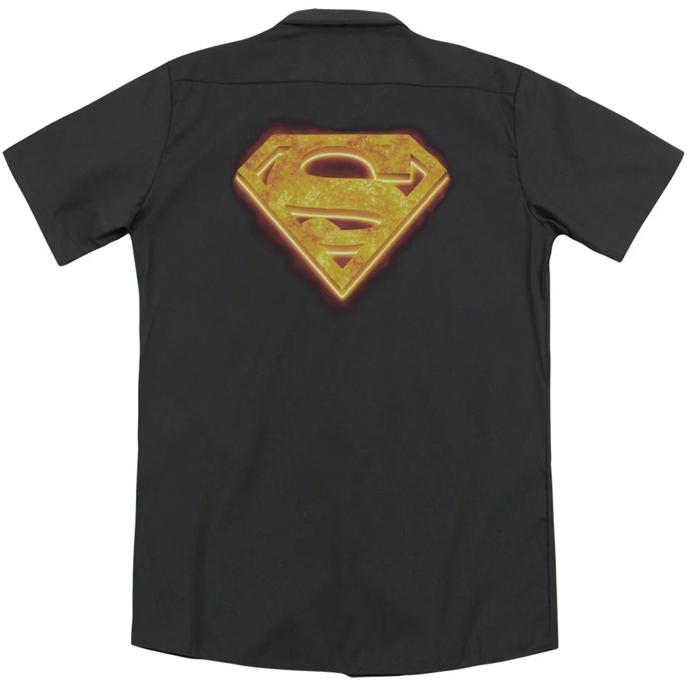 Hot Steel Shield (Back Print) Workshirt - Image 2