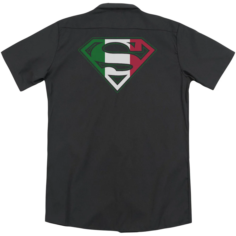 Italian Shield (Back Print) Workshirt - Image 2