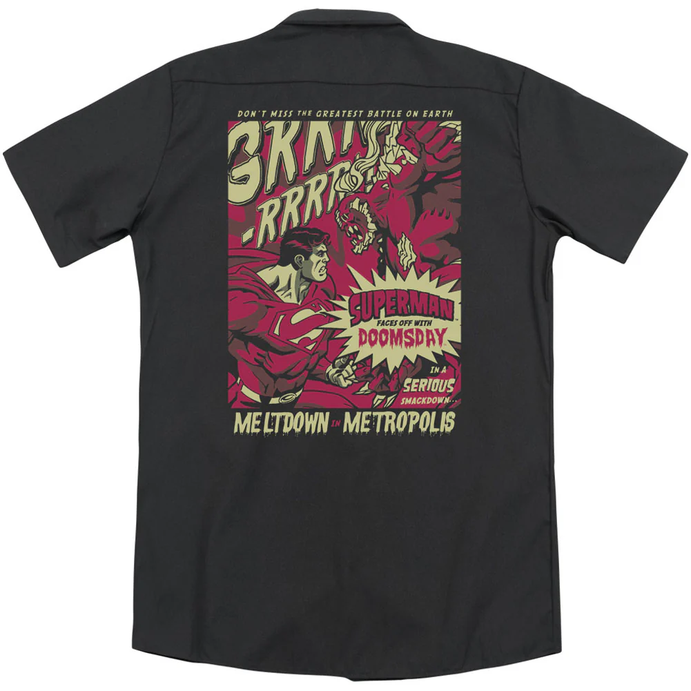Metropolis Meltdown (Back Print) Workshirt - Image 2