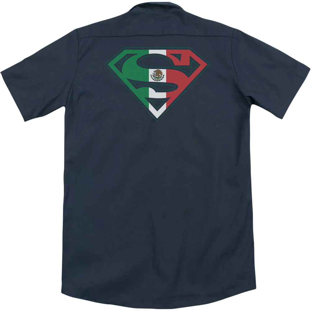 Mexican Shield(Back Print) Workshirt - Image 2