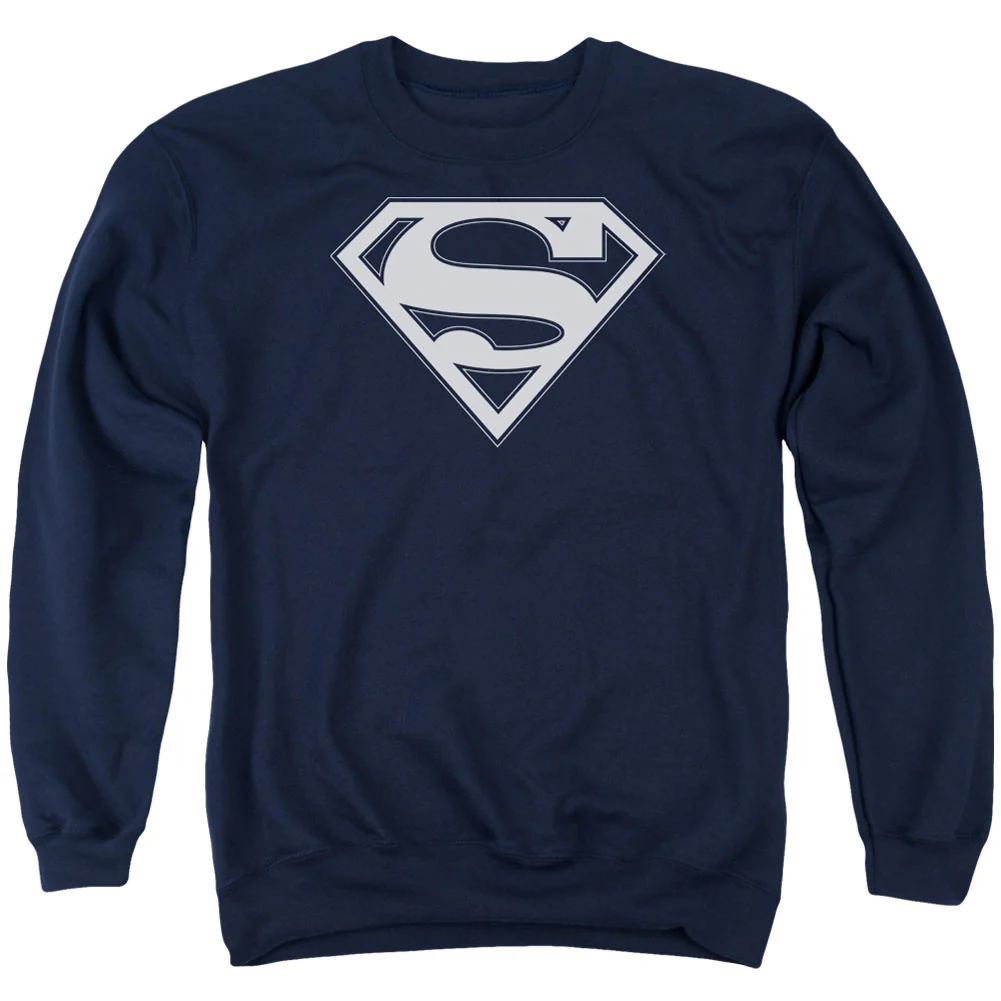 Navy &amp; White Shield Adult Sweatshirt