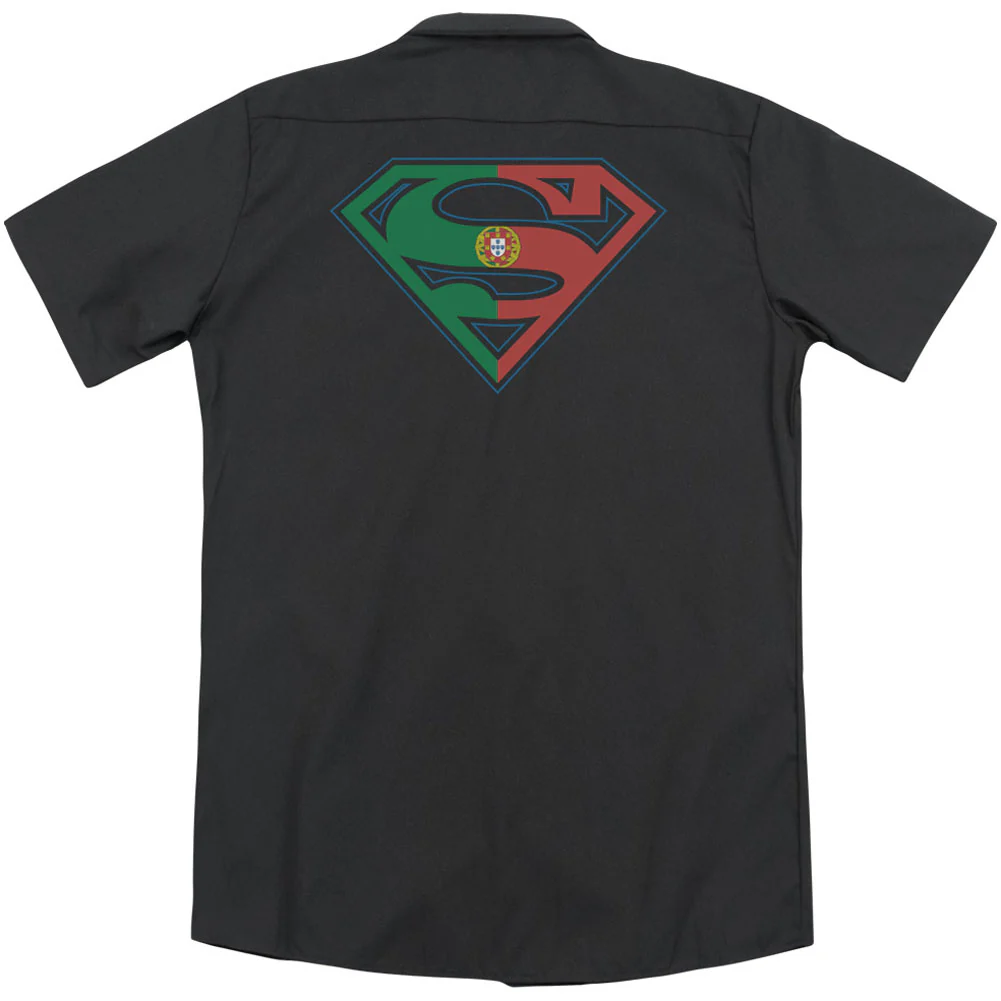 Portugal Shield (Back Print) Workshirt - Image 2