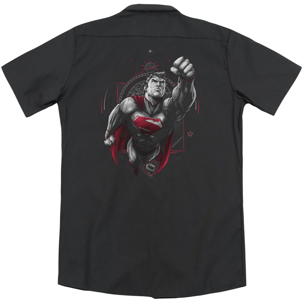 Propaganda Superman(Back Print) Workshirt - Image 2
