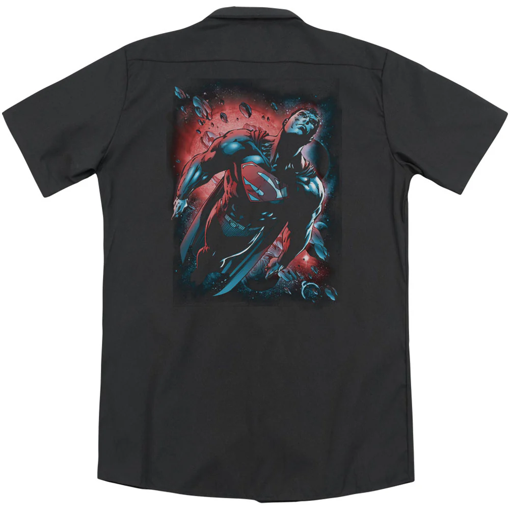 Red Sun (Back Print) Workshirt - Image 2