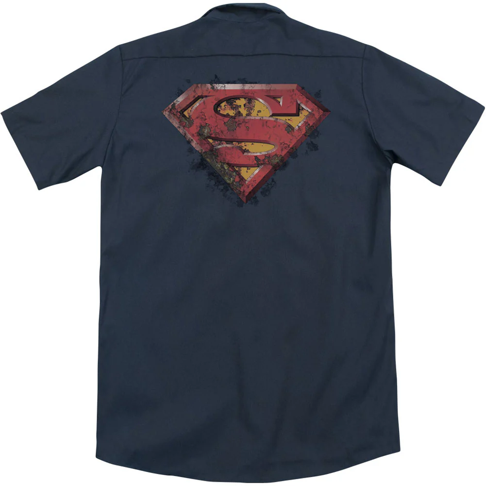 Rusted Shield (Back Print) Workshirt - Image 2