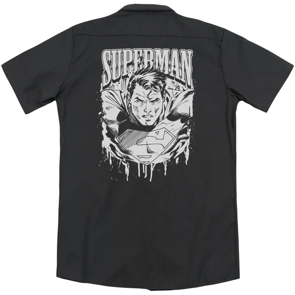 Super Metal (Back Print) Workshirt - Image 2