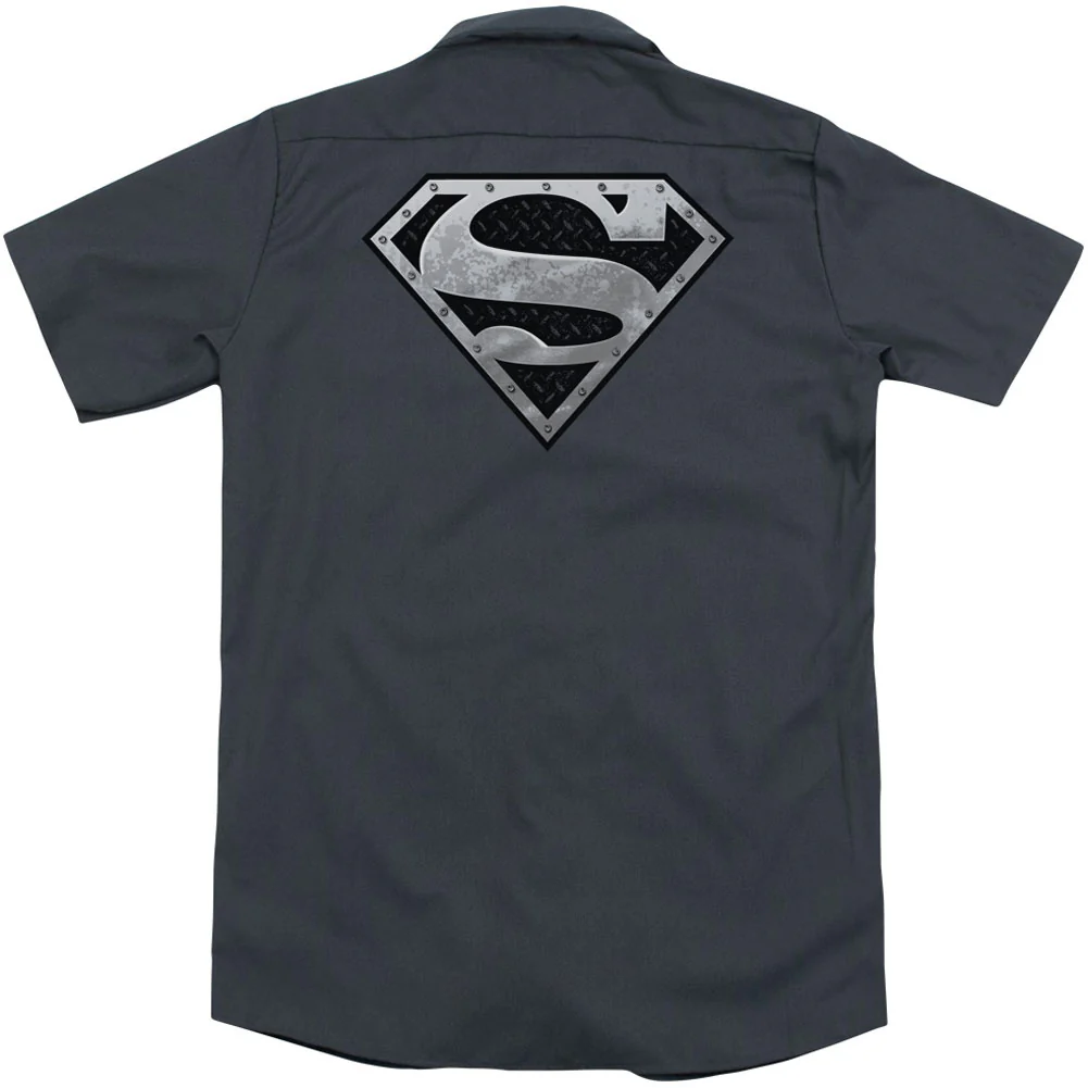 Super Metallic Shield (Back Print) Workshirt - Image 2