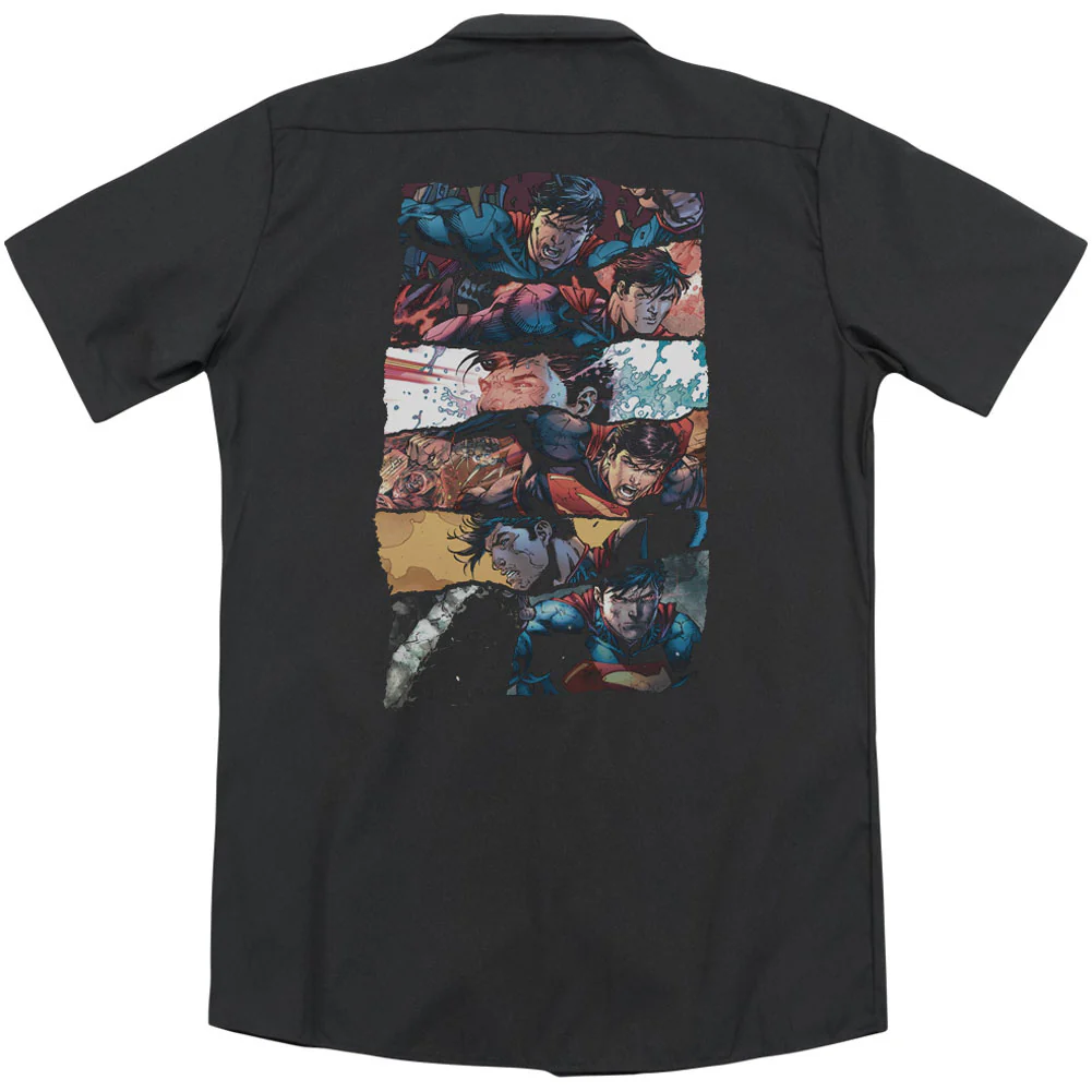 Torn Collage(Back Print) Workshirt - Image 2