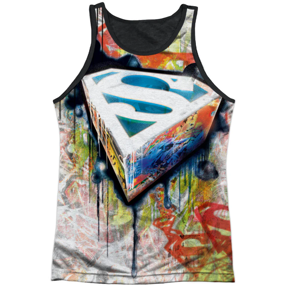 Urban Shields Black Back Mens Tank