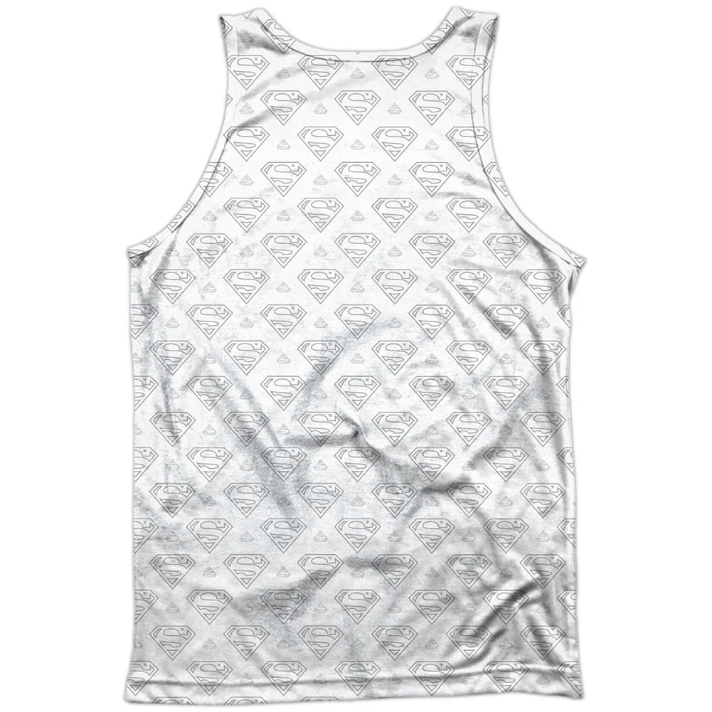 Winged Shield Repeat 100% Poly Mens Tank - Image 2