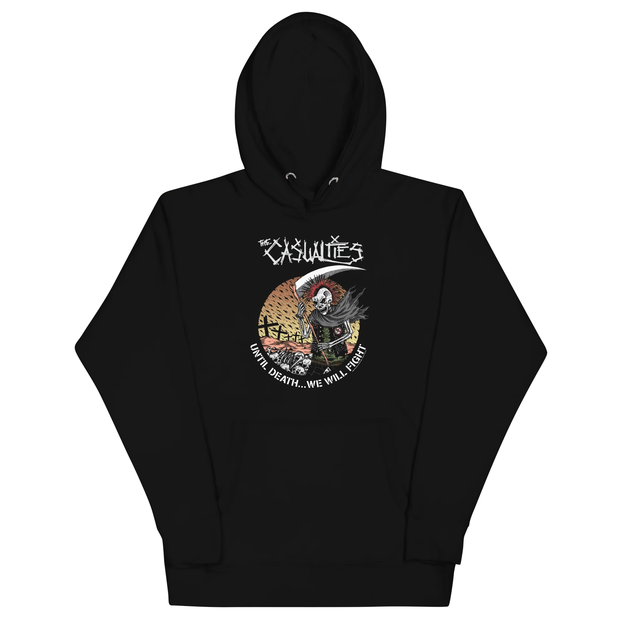 The Casualties - Until Death Hoodie - Image 2