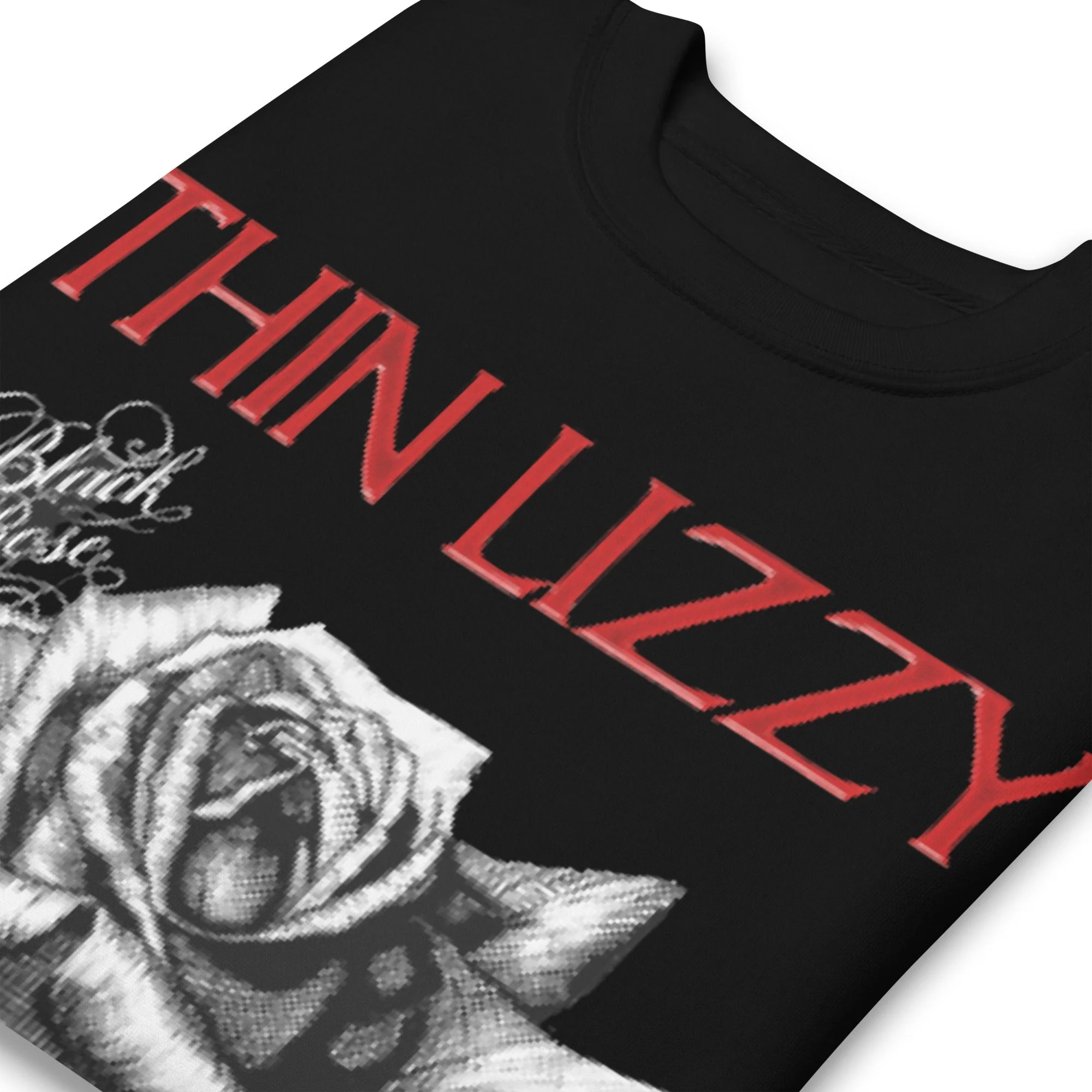 Thin Lizzy - Black Rose Jumbo Print Sweatshirt - Image 2