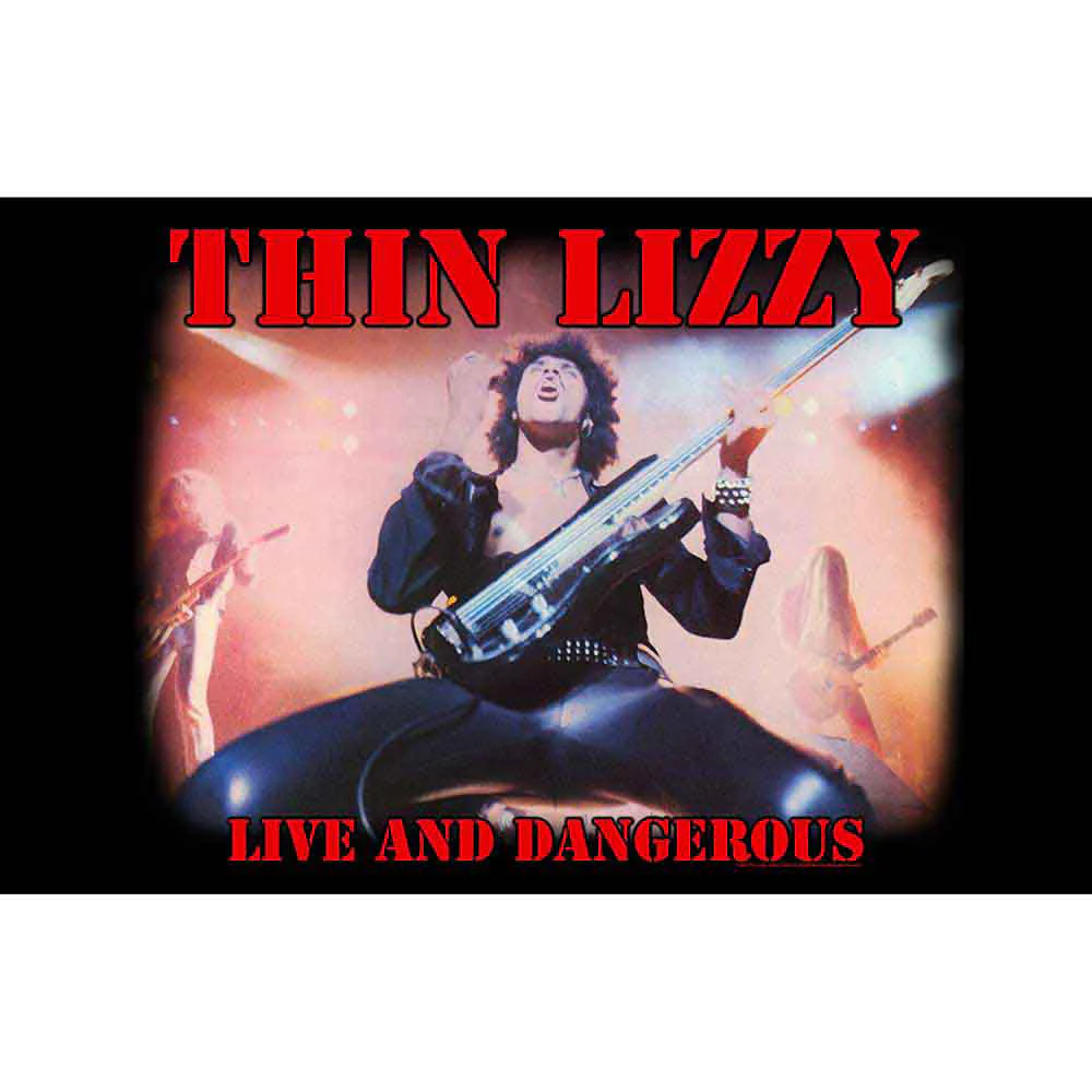 Live And Dangerous Poster Flag
