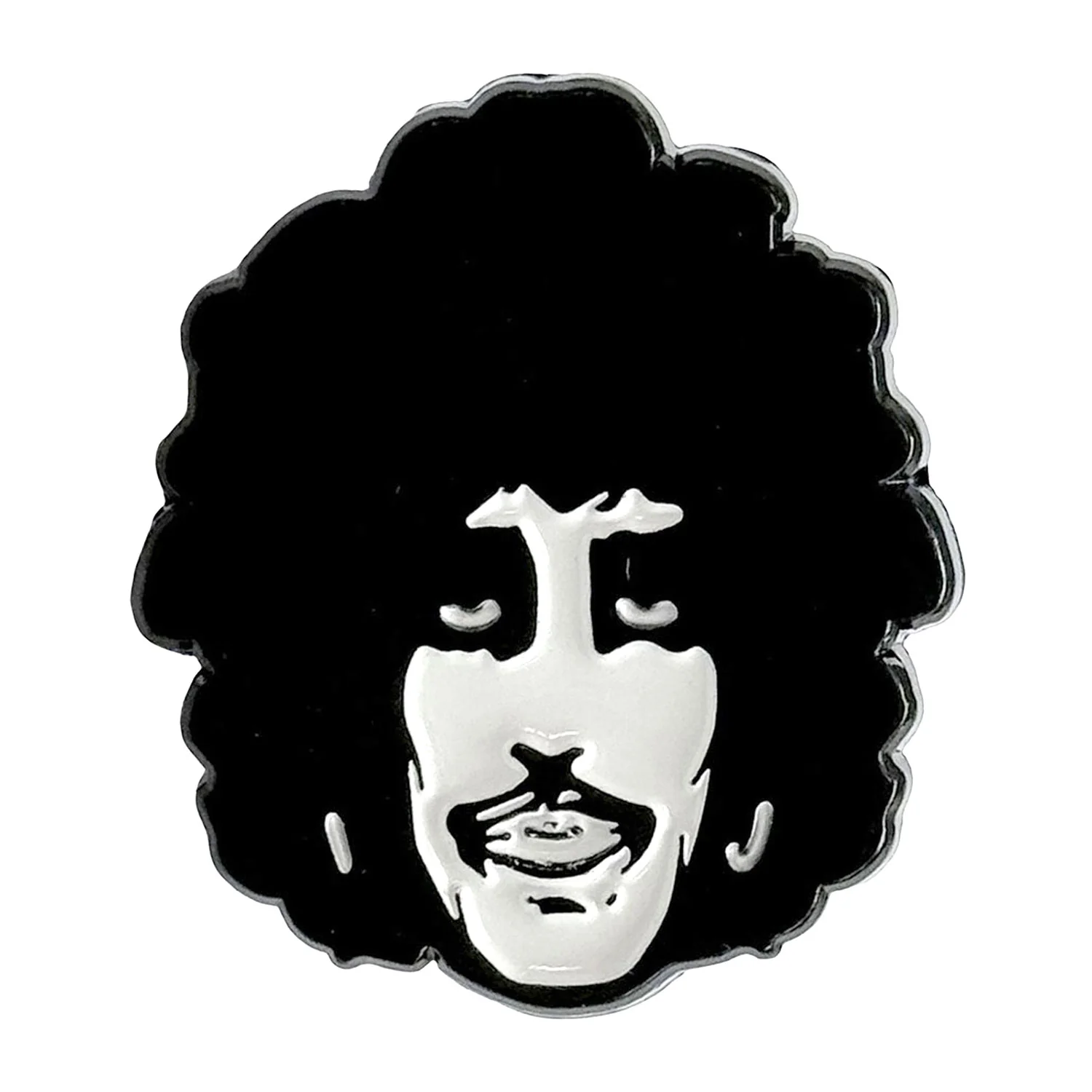 Phil Portrait Pewter Pin Badge