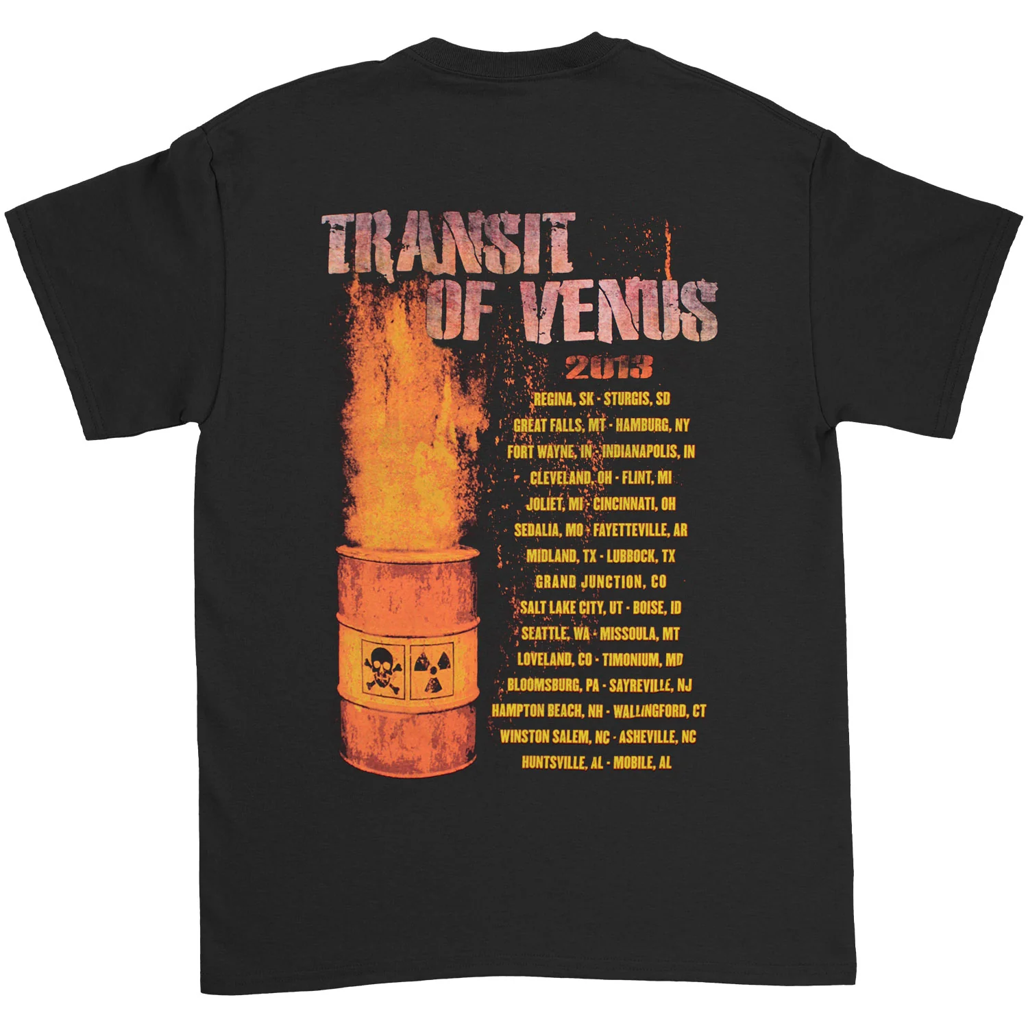 Transit Of Venus 2013 (Regina, SK - Mobile, AL) T-shirt - Image 2