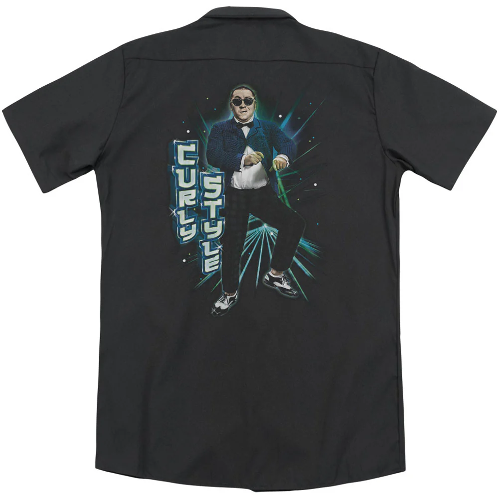 Curly Style (Back Print) Workshirt - Image 2