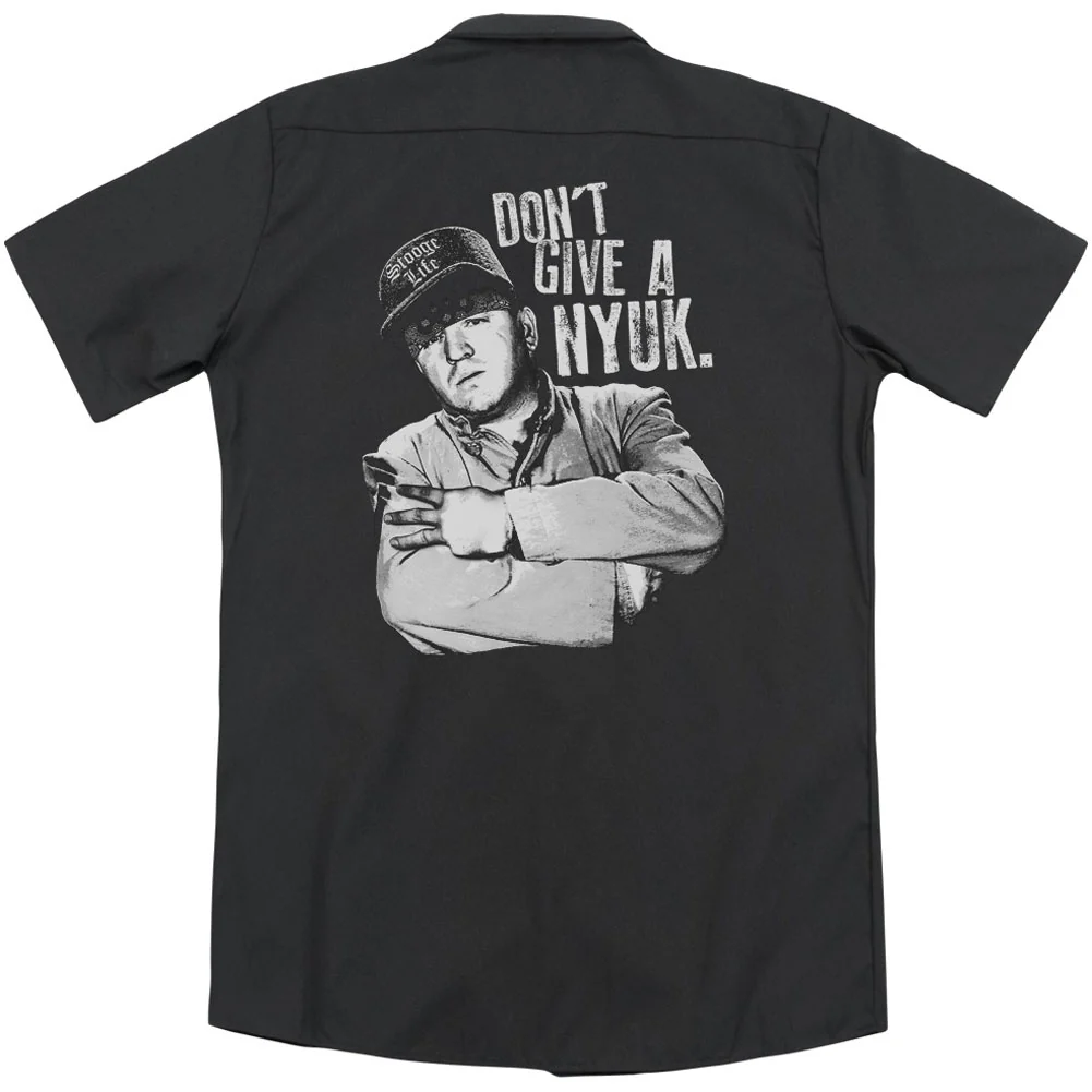 Give A Nyuk (Back Print) Workshirt - Image 2
