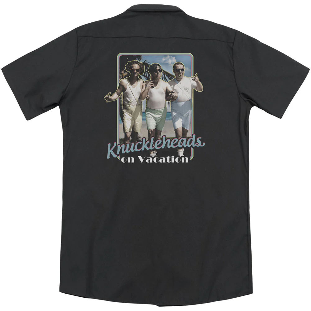 Knucklesheads On Vacation (Back Print) Workshirt - Image 2