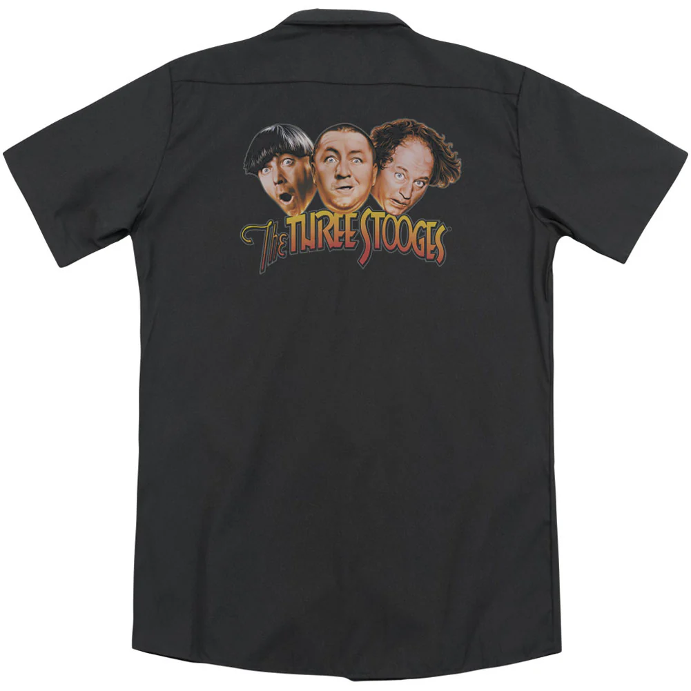 Three Head Logo (Back Print) Workshirt - Image 2