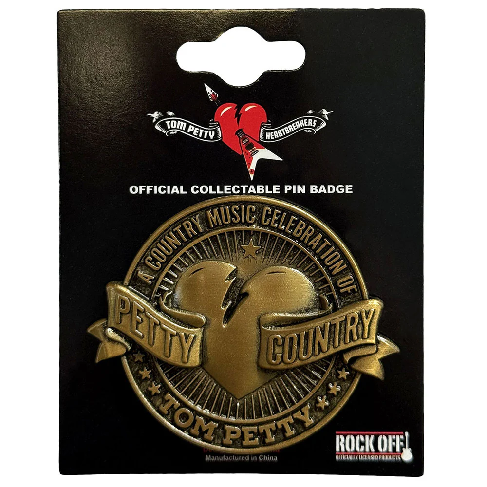 Petty Country Pewter Pin Badge