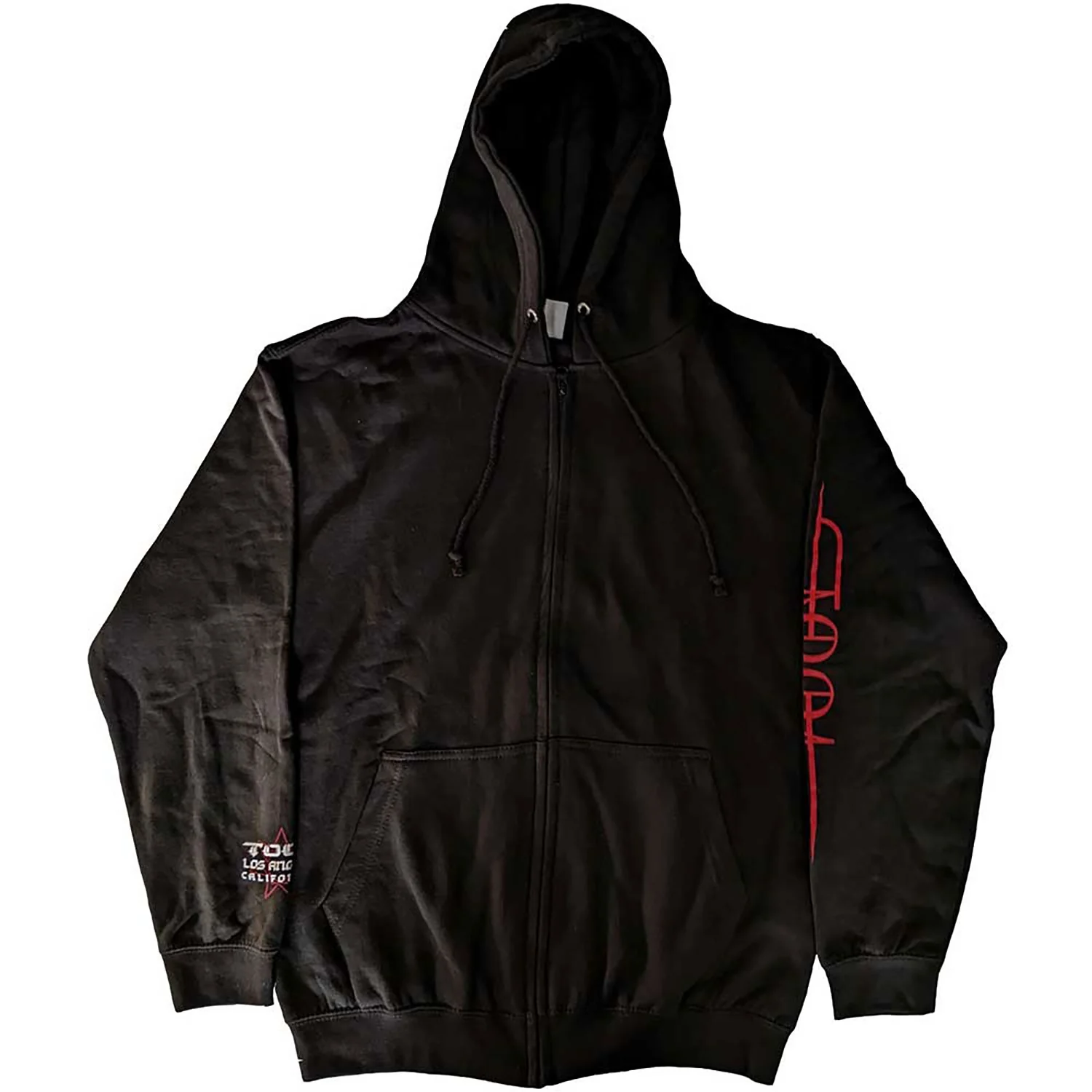 Skeleton Tour 2022 (Back Print) Zippered Hooded Sweatshirt