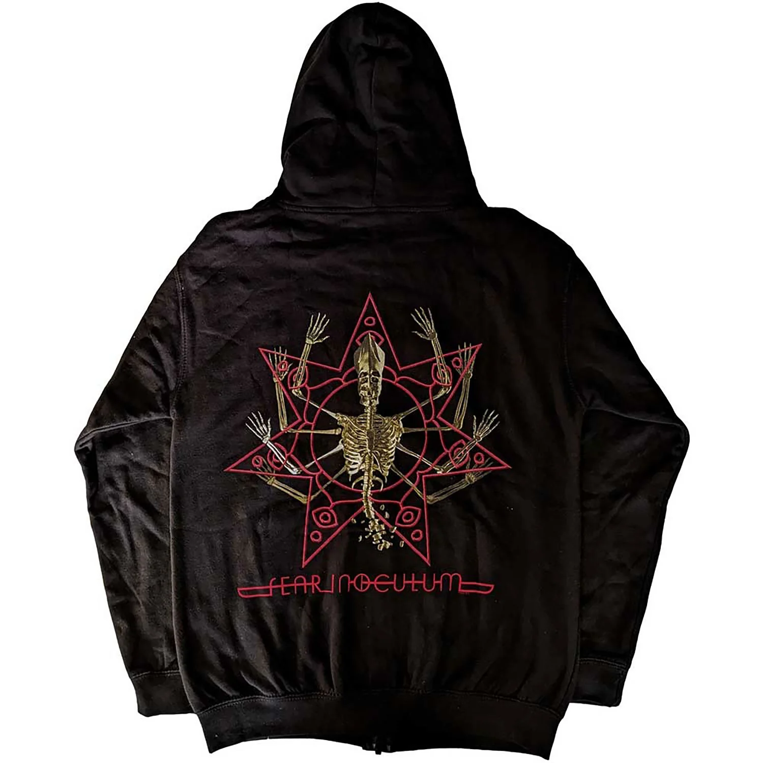 Skeleton Tour 2022 (Back Print) Zippered Hooded Sweatshirt - Image 2