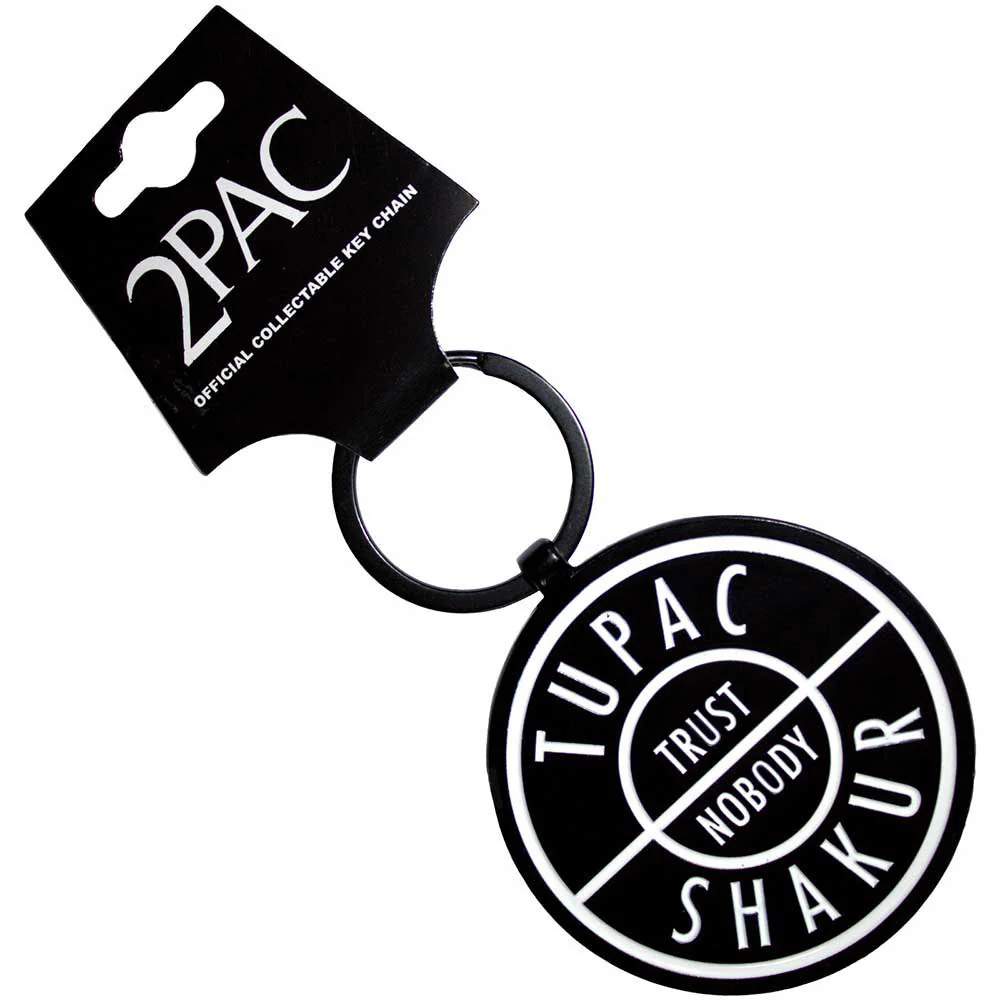Trust Nobody Metal Key Chain
