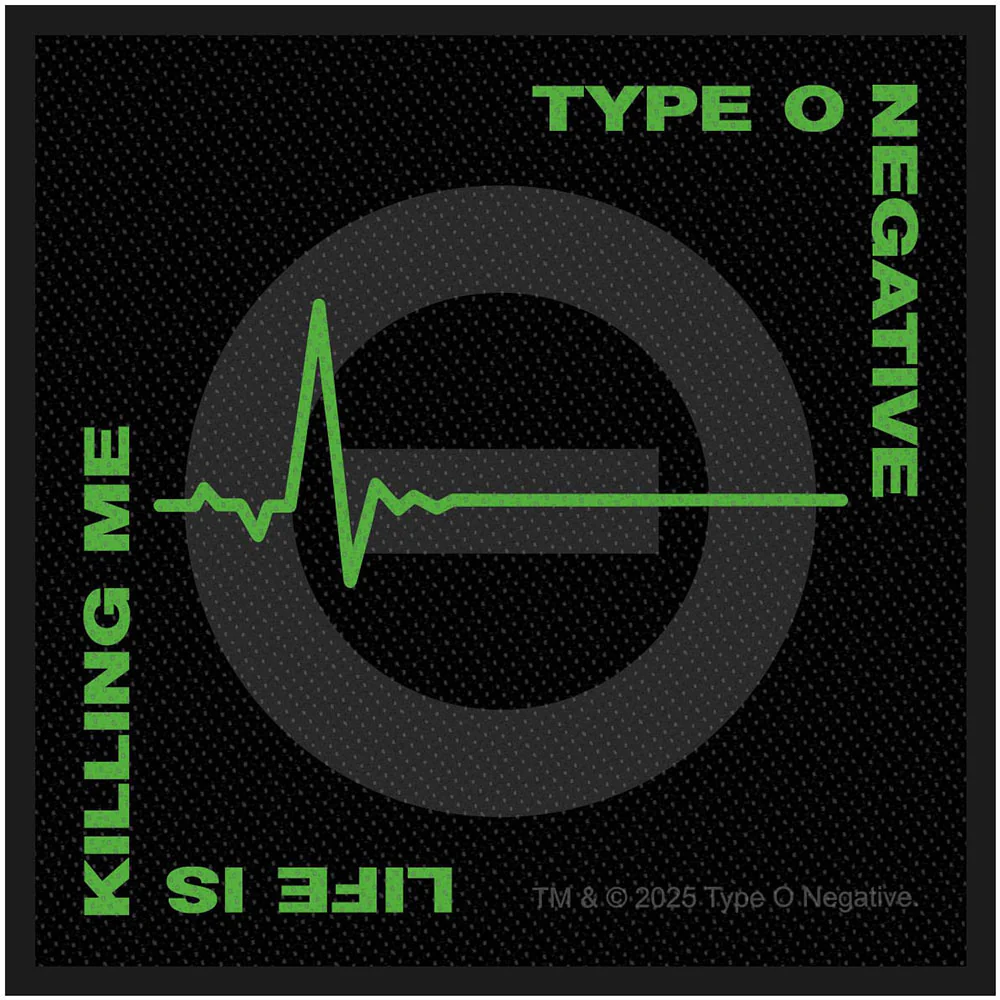 Life Is Killing Me Woven Patch