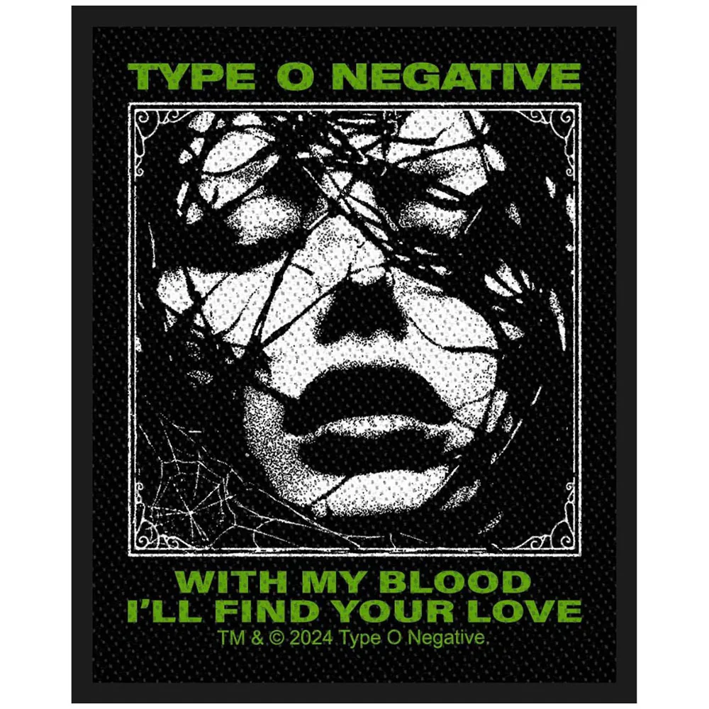 With My Blood Woven Patch