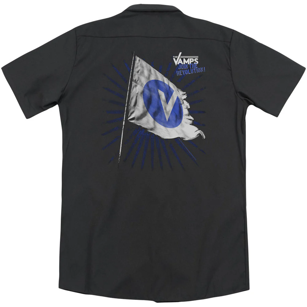 Flag (Back Print) Work Shirt - Image 2