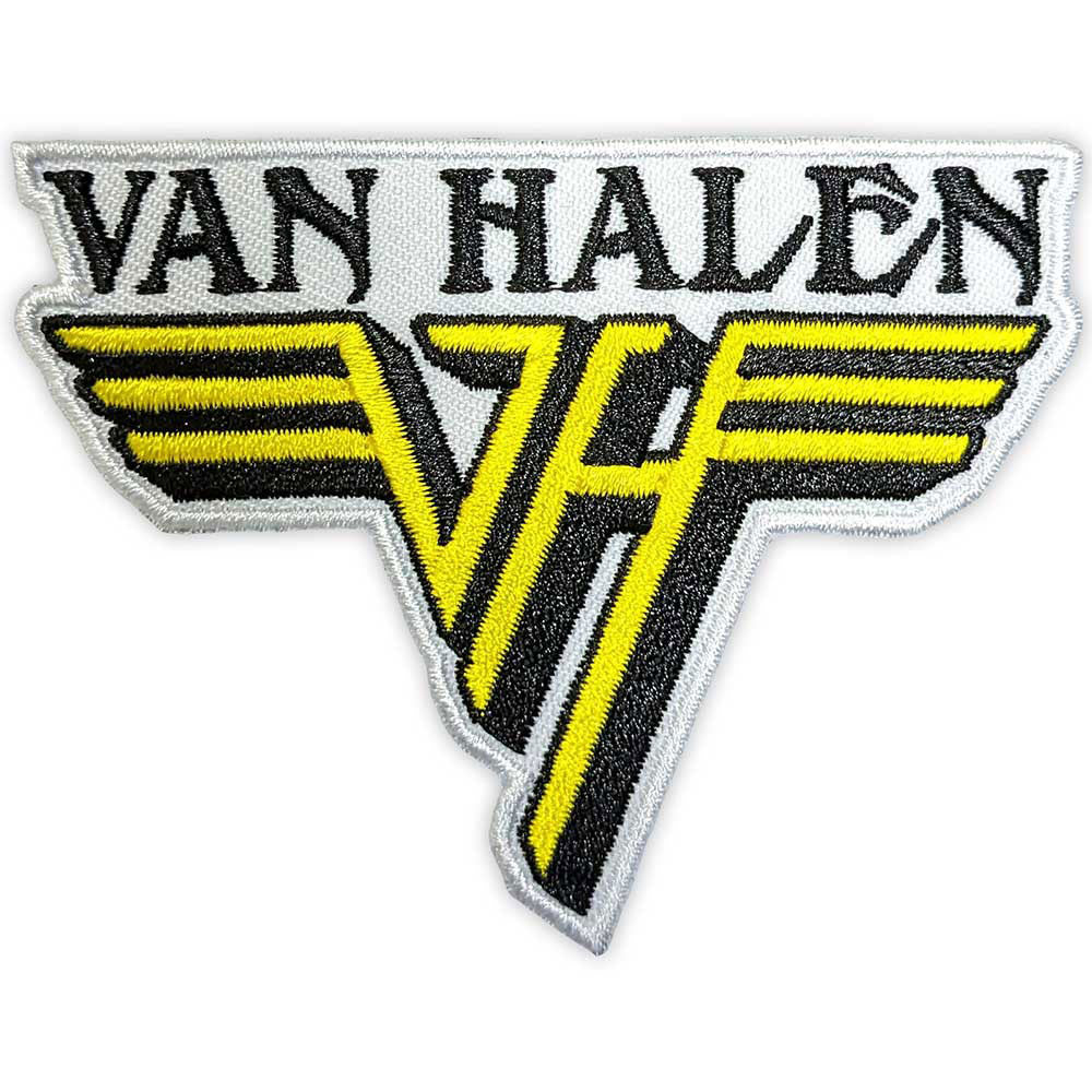 Text & Yellow Logo Woven Patch